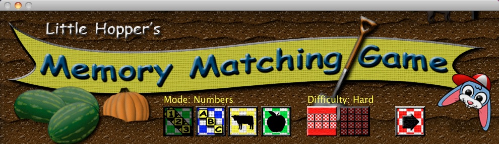Little Hopper's Memory Matching Game 1.1 : General view