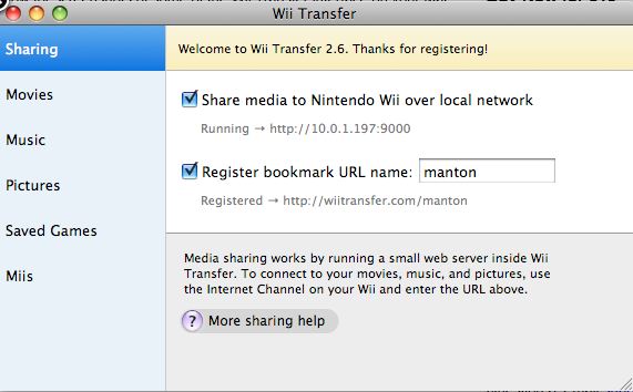 Wii Transfer 2 2.7 : General view