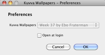 Kuvva Wallpapers 1.0 : Preferences