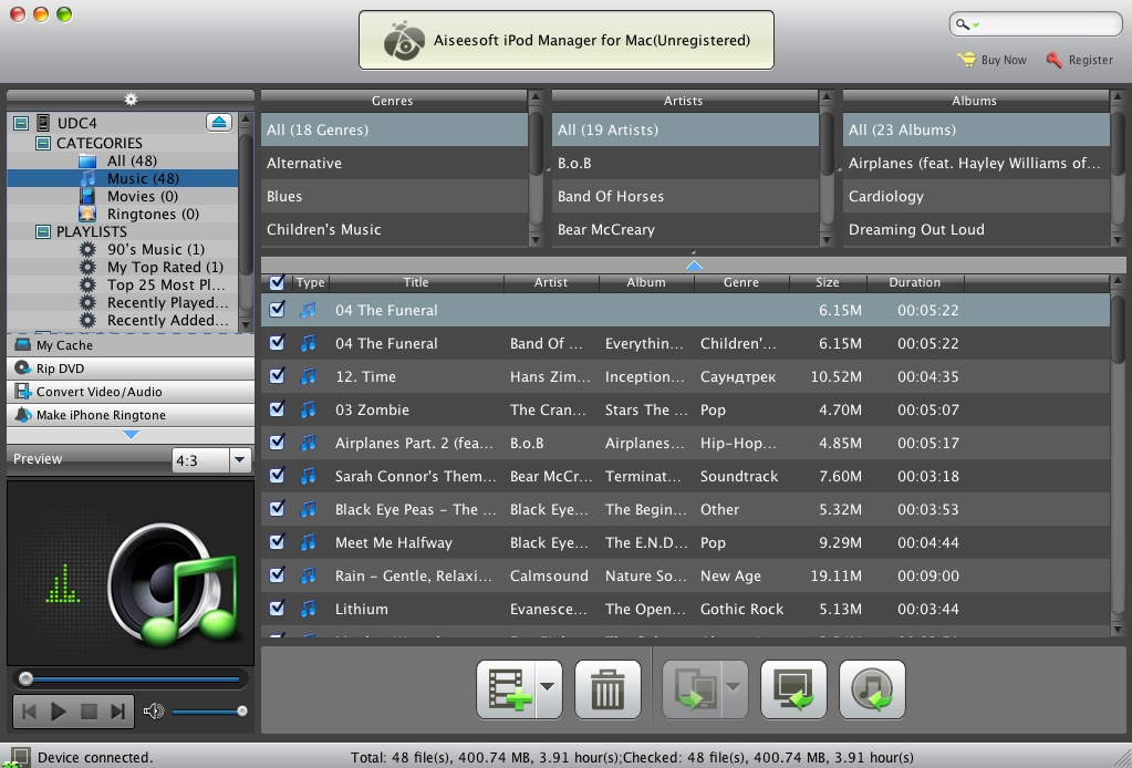 Aiseesoft iPod Software Pack for Mac 6.2 : Manager