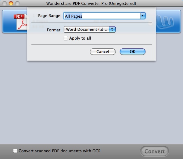 Wondershare PDF Converter Pro 2.1 : Configuring Output Settings For Conversion