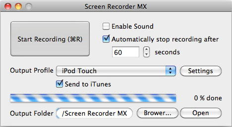 Screen-Recorder 2.0 : General view