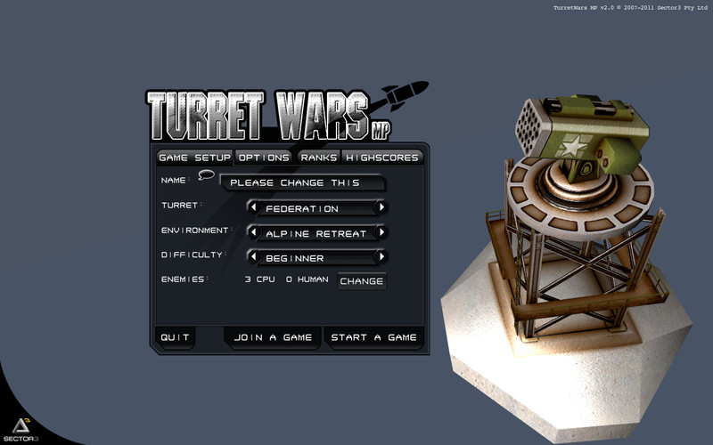 TurretWars MP 2.0 : TurretWars MP screenshot
