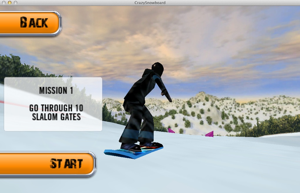 Crazy Snowboard 1.0 : Missions