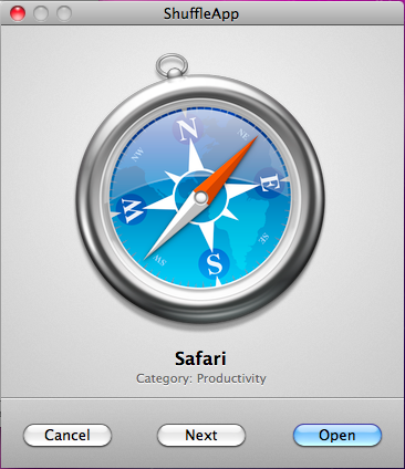 ShuffleApp 1.0 : Shuffled: Safari!