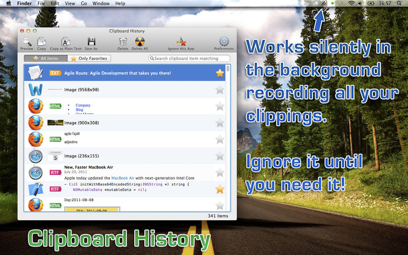 Clipboard History 1.3 : Clipboard History screenshot