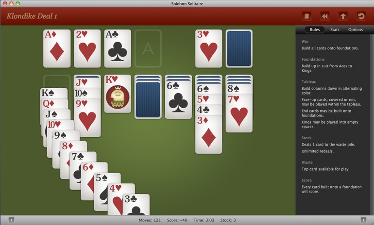Solebon Solitaire 1.2 : Gameplay