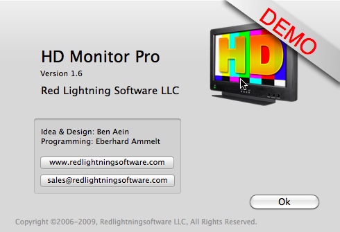 HD Monitor Pro 1.6 : Main window