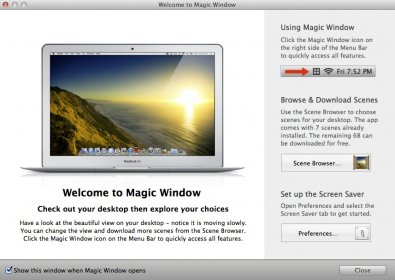 magic window timelapse desktop
