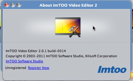 ImTOO Video Editor 2 2.0 : Main window
