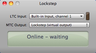 Lockstep 1.0 : Main window