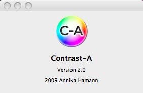 Contrast-A 2.0 : Main window