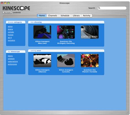 Kinescope 1.1 : General view