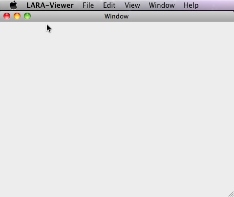 LARA-Viewer 0.2 : Main window
