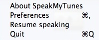 SpeakMyTunes 2.1 : Paused Speech Tool