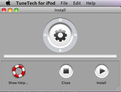TuneTech for iPod™ 1.5 : Main window
