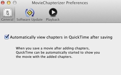 MovieChapterizer 4.9 : Preferences