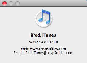iPod.iTunes 4.8 : About