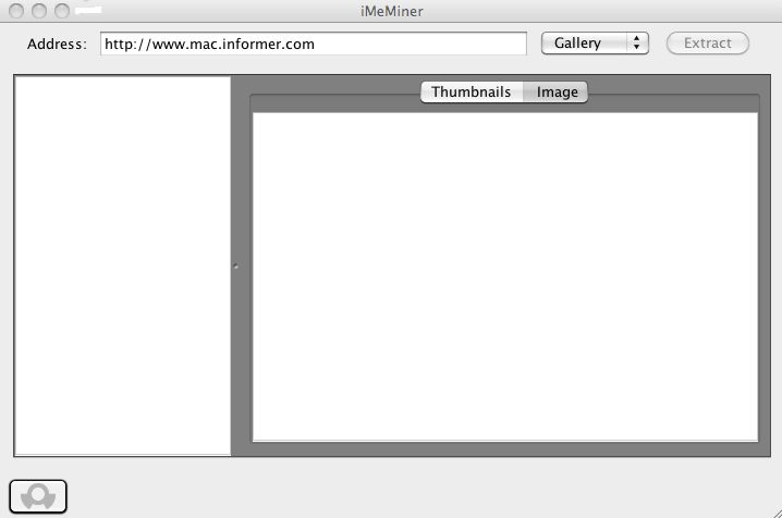 iMeMiner 0.1 : Main window
