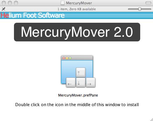 MercuryMoverAgent 2.0 : Main window