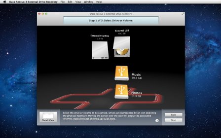 Data Rescue 3 External Drive Recovery screenshot