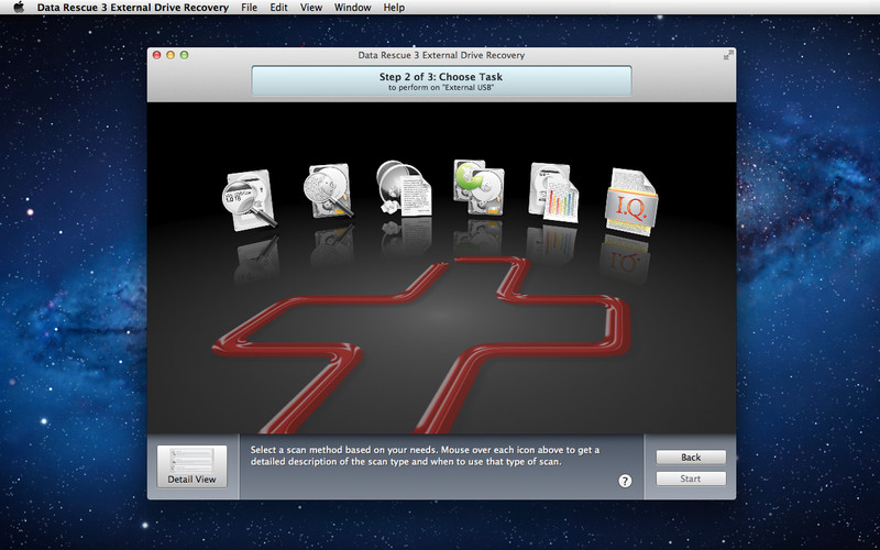 Data Rescue 3 LE 3.2 : Data Rescue 3 External Drive Recovery screenshot