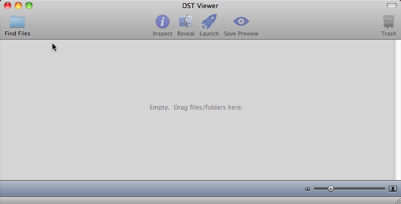 DST Viewer 1.0 : Main window