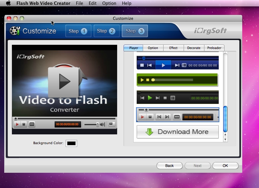 Flash Web Video Creator 4.1 : General View