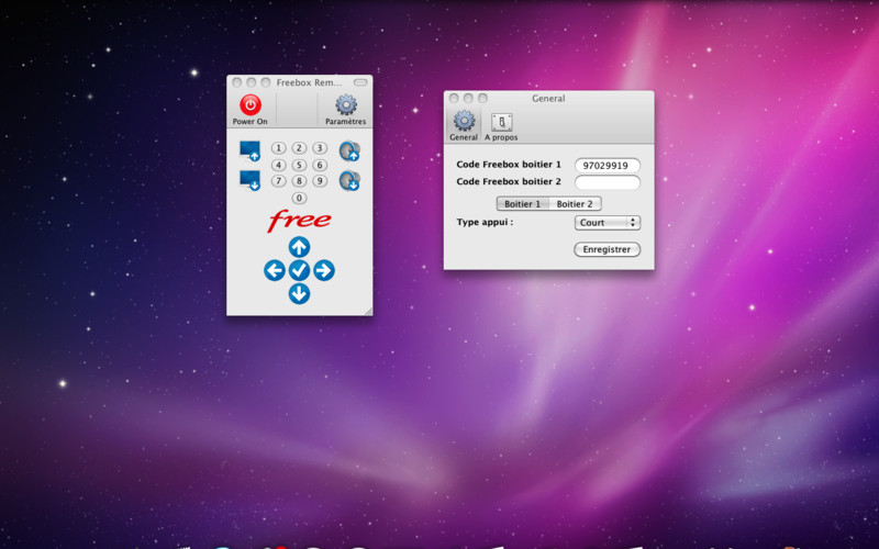 Freebox Remote for Mac : Freebox Remote for Mac screenshot