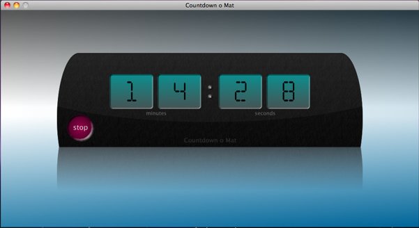 Countdown o Mat 1.0 : Main view