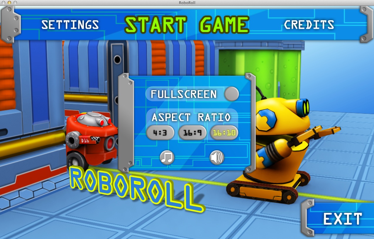 RoboRoll 1.0 : Settings