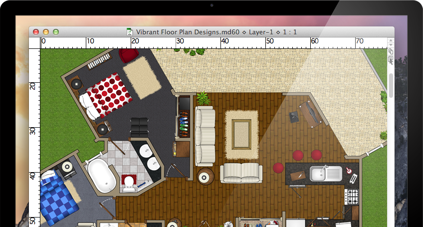 MacDraft P.E. 6.2 : Create beautiful floor plans