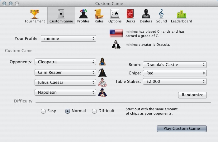 Imagine Poker 3.1 : Configuring Tournament Settings