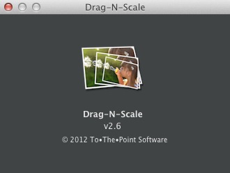 Drag-N-Scale 2.6 : About window