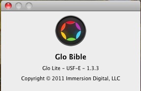 Glo Bible 1.3 : About