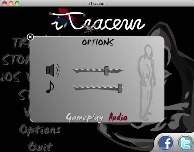 iTraceur 1.4 : Options window
