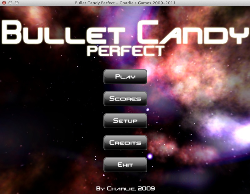 Bullet Candy Perfect 1.0 : Menu