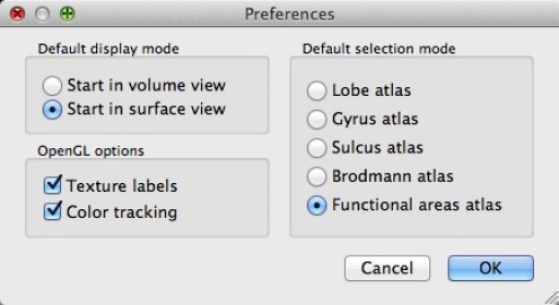 Program Preferences