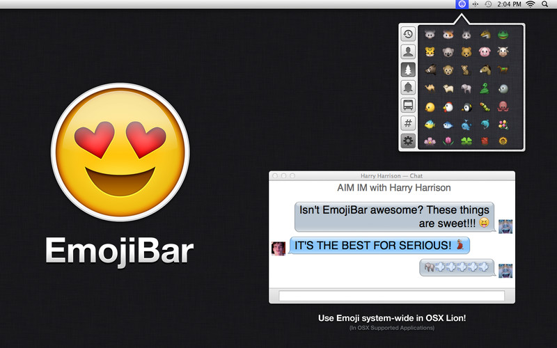 EmojiBar 1.0 : EmojiBar screenshot