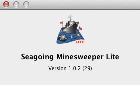 Seagoing Minesweeper Lite 1.0 : About window