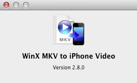 WinX MKV to iPhone Video Converter for Mac - Free Edition 2.8 : About window