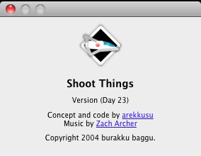 Shoot Things 2.3 : About