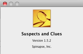 Suspects and Clues 1.5 : About