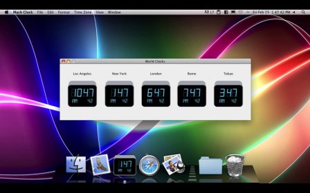 Mach Clock screenshot