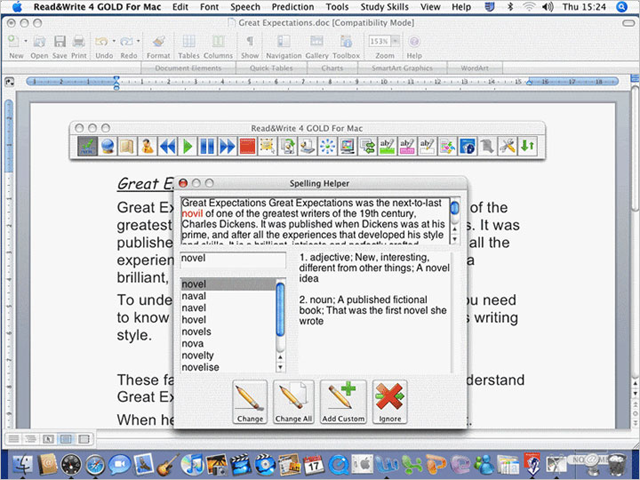 Read&Write 4 GOLD For Mac 3.0 : General View