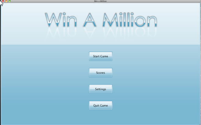 Win A Million 1.2 : Main window