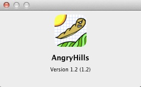 Angry Hills 1.2 : About window