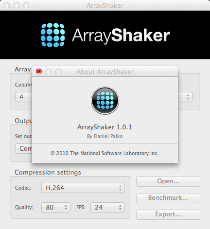 ArrayShaker 1.0 : About