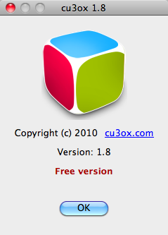 CU3OX 1.8 : Program version