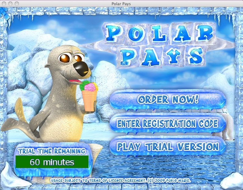 Polar Pays Slots 8.7 : Main menu